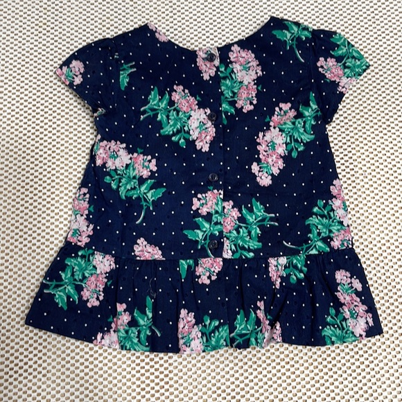 Janie and Jack Blue Floral Dress - Sz 2T - Picture 3 of 6